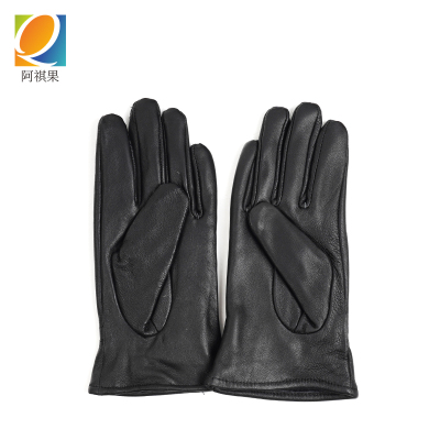 阿祺果 防寒羊皮手套 男款 副