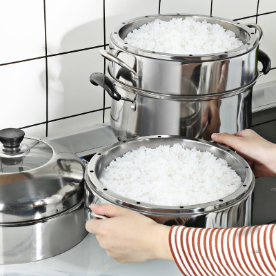 蒸笼纳丽雅家用大容量超大蒸锅家用一体多层号特蒸米饭的笼屉