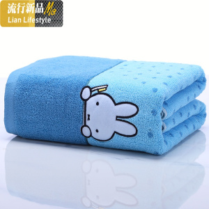 棉大浴巾家用吸水可爱卡通裹巾男女成号加厚棉大毛巾 三维工匠