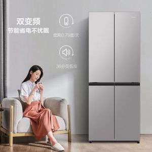 海尔(Haier)402升家用超薄 嵌入式风冷双变频十字对开门BCD-402WLHTDEDGHU1