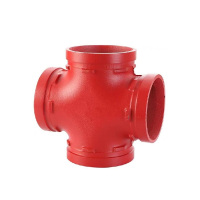 盛京联硕 沟槽卡箍四通 DN200(外径219) 沟槽四通 个