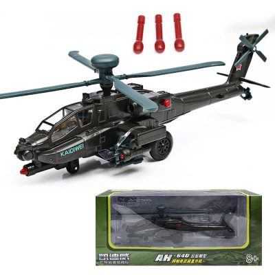 凯迪威军事车模型99坦克飞机东风31导弹装甲悍马战车合金阅兵模型685052阿帕奇直升机