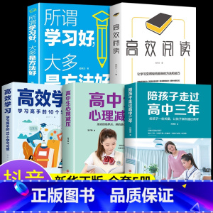 [正版]全套5册 陪孩子走过高中三年 高中生心理解压高效学习高效阅读所谓学习好大多是方法好 樊登育儿书籍父母必读3年