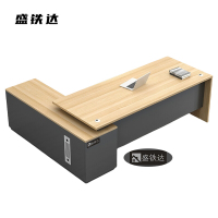 盛铁达 枫木色板式办公桌1400*600*750mm STD-XTBS02 张