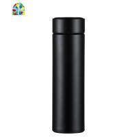 304不锈钢保温杯男双层真空商务水杯学生保温壶女士便携泡茶杯子 FENGHOU 黑色[500ML]