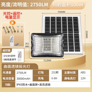雷士照明太阳能投光灯路灯NVC室外灯饰LED防雨壁灯超亮耐用IP65防水设计夜景照明