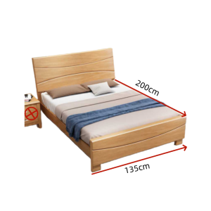 伊洛源 实木床单人床