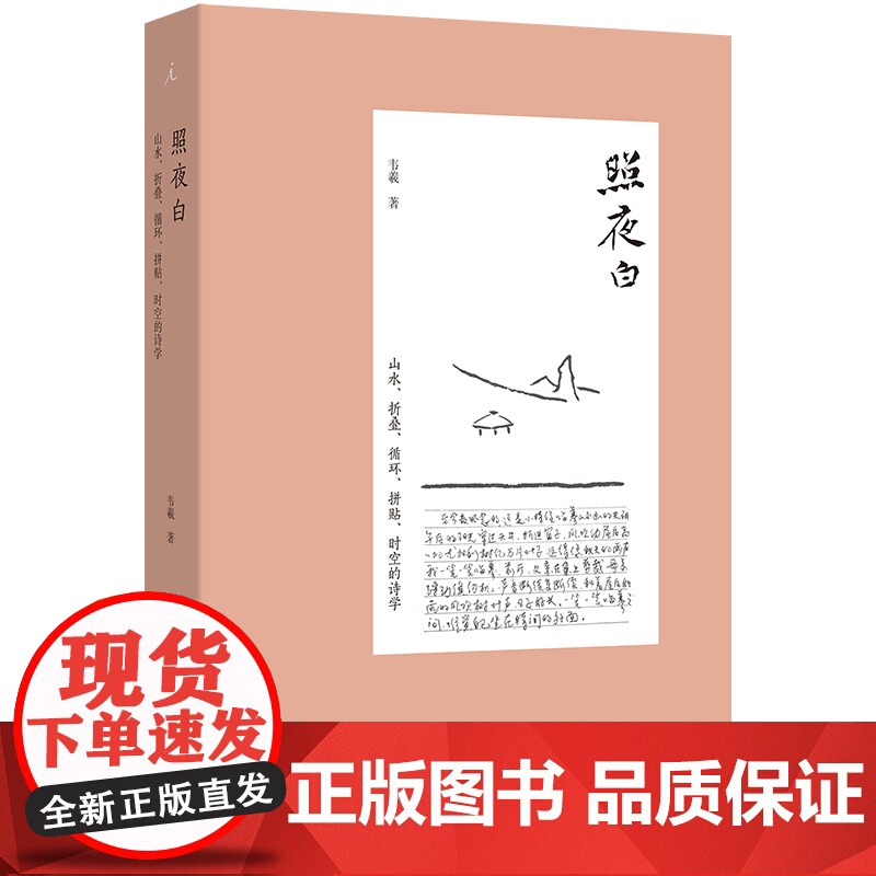 照夜白 山水 折叠 循环 拼贴 时空的诗学 韦羲 著 陈丹青 梁文道一致 有笔有墨的山水画史 画语录 理想国图书