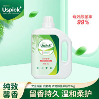 Uspick+悠选纯致馨香衣物除菌柔顺剂3kg长久留香护色柔顺衣物柔软剂