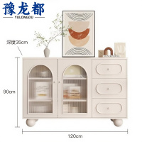 豫龙都置物柜双门三抽台