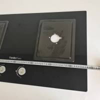 帮客材配法迪欧燃气灶JZT-2B12、JZY-2B12玻璃面板(黑色钢化玻璃,,含水盘)