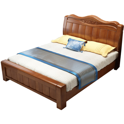 臻远 ZY-SMC-76 实木床 1.8*2.0米简约床 单位:1张