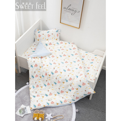 美帮汇幼儿园被子三件套含芯春儿童全棉入园床品宝宝午睡六件套被褥