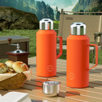 贝洛可 牧马城市焖茶保温壶(橙色)