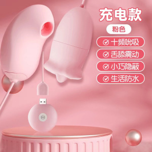 姬欲吮吸舌舔跳蛋女性强震秒潮蛋情爱玩具女用自慰器具外出隐形穿戴式振动按摩棒成人情趣用品(充电款)