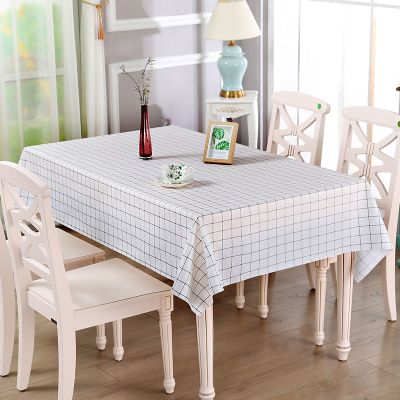 SleepyBearpvc餐桌布防水防油免洗台布艺少女心ins风格长方形正方形茶几桌垫