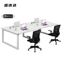 盛铁达 办公桌带线槽 5000*1200*750mm STD-XTBG08 张