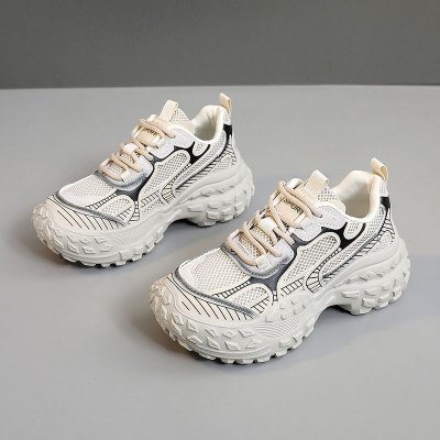 ins韩版厚底老爹鞋秋季新款街拍学生跑步运动鞋增高鞋