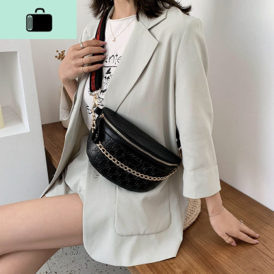 网红蹦迪包小包包女2020新款潮百搭腰包ins风时尚压花单肩斜挎包NEW LAKE女斜挎包