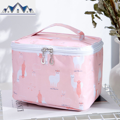 化妆包大容量学生便携随身小号多功能少女心ins收纳袋洗漱包 三维工匠收纳包