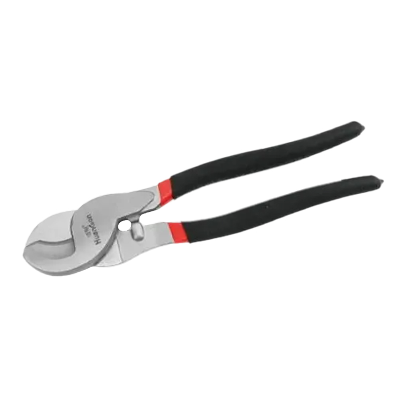 煌刚(HuanGon)电缆剪采用CR-V铬钒钢锻造而成 高频淬火 硬度高达55HRC双色TPR防滑手柄 符合人体工程学