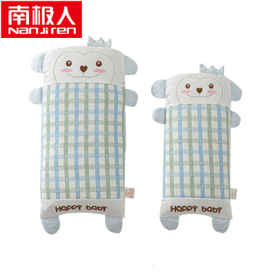 南极人儿童小枕头1-6岁卡通荞麦枕纯棉枕套幼儿园夏天四季通用枕芯