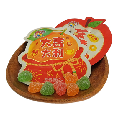 喔喔果味软糖散装250g混合口味婚庆结婚喜糖年货休闲零食品