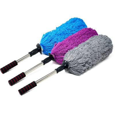 汽车拖把伸缩蜡拖除尘掸子擦车专用扫灰掸洗车刷擦车工具用品