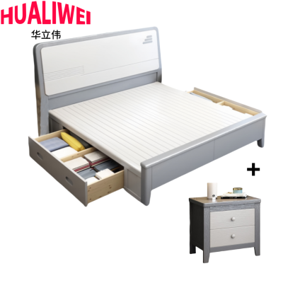 华立伟床箱框款+床头柜套