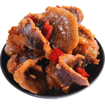 麻辣海螺肉猫眼香螺肉即食罐装熟食香辣小海鲜零食 300g麻辣海螺肉