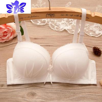 Ideamini秋冬日系少女式小胸聚拢胸罩蕾丝可爱高中学生无钢圈内衣文胸性感文胸套装