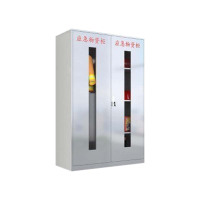 乙壬304不锈钢应急物资柜消防救援器材箱防护用品柜室外消防柜高1650*宽1090*深460(加厚304材质)不含器材