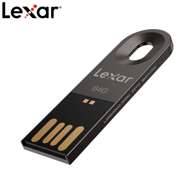 雷克沙(Lexar)U盘64GM25学生商务车载音乐优盘64G钥匙圈设计企业礼品定制