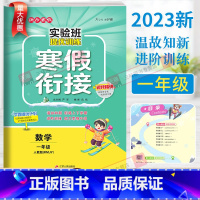 数学-人教版 小学一年级 [正版]2023新春雨实验班寒假衔接一年级上册语文人教版数学江苏教版北师版寒假作业寒假总动员课