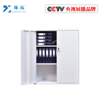 臻远 办公柜子储物柜资料柜带锁档案柜加厚铁皮柜 1090铁门对开