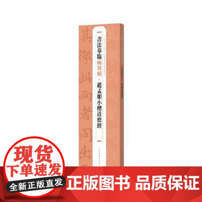 书法摹临两用帖·赵孟頫小楷道德经 临摹 碑帖 艺术 上海书画出版社