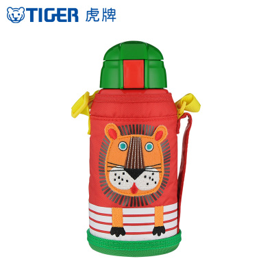 虎牌（tiger）双层真空保温杯儿童卡通吸管水杯不锈钢便携学生水壶MML-C06C630ml