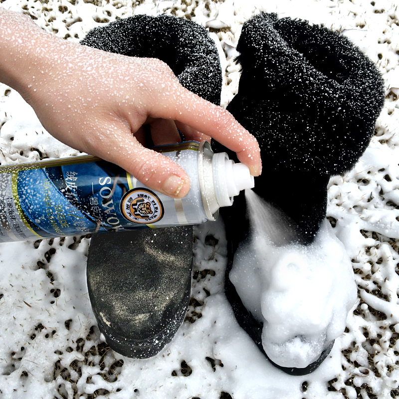 翻毛皮鞋清洁护理磨砂皮雪地靴干洗剂洗鞋泡沫清洗剂无色通用
