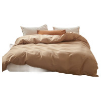 天山柔 220*240cm 全棉素色 四件套 (计价单位:套) 卡其