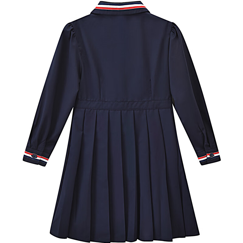 [新品5折价:119元]铅笔俱乐部童装2025秋装新款女童连衣裙中大童学院风衬衫裙儿童裙子