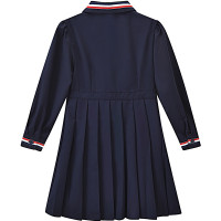 [1件3折]铅笔俱乐部童装2025秋装新款女童连衣裙中大童学院风衬衫裙儿童裙子