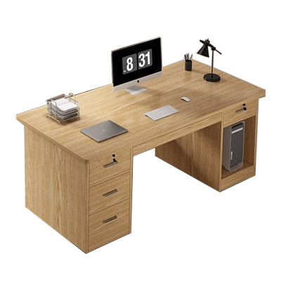 德诚和办公桌电脑桌两头沉写字台1400*700*750mmH张