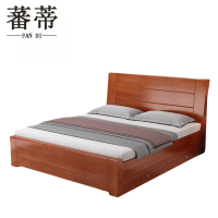 蕃蒂纯实木床1.5米组