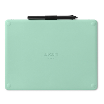 和冠CTL-4100WL/EO数位板手绘板4096级压感电磁压感式USB/蓝牙连接绿色小号