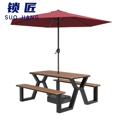 锁匠 户外连体桌