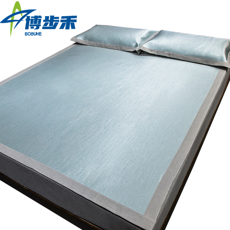 博步禾 冰丝凉席120*195套