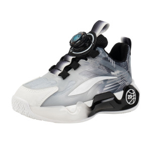 男童时尚旋转纽扣篮球鞋帅气炫酷跑步鞋