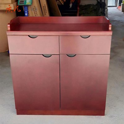 质凡油漆茶水柜储物柜餐边柜 80*40*90cm