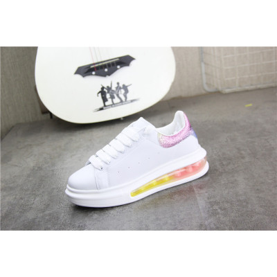 七色王国气垫情侣小白鞋2020新款百搭厚底松糕学生白色板鞋运动内增高女鞋休闲鞋