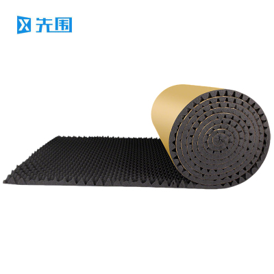 先围 波浪隔音棉板 黑色厚50mm 平方米